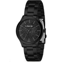 Relógio LINCE feminino analógico glitter preto LRN4774L38 P1PX Relógio LINCE feminino analógico glitter preto LRN4774L38 P1PX