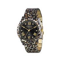 Relógio lince feminino animal print dourado lrb4772l40 p3qx Relógio lince feminino animal print dourado lrb4772l40 p3qx