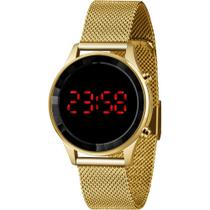 Relógio LINCE feminino digital dourado LDG4647L PXKX