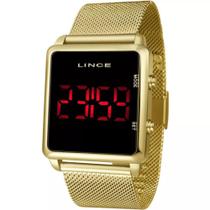 Relógio Lince Feminino Digital Dourado MDG4596L PXKX