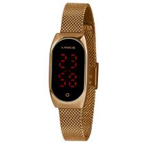 Relógio Lince Feminino Digital LED Touch Ldr4641l - Fit Rose