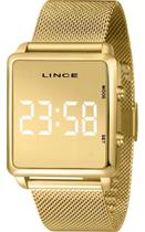 Relógio Lince Feminino Digital Mdg4619l De Aço Dourado Com Led Relógio Lince Feminino Digital Mdg4619l De Aço Dourado Com Led