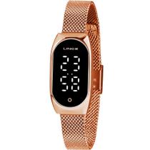 Relógio LINCE feminino digital rosê LDR4642L PXRX