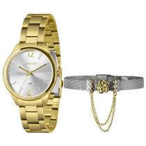 Relógio Lince Feminino Dourado 40mm - LRG4786L40