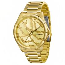 Relógio Lince Feminino Dourado LRGK042L CXKX