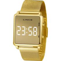 Relógio Lince Feminino Dourado MDG4619LBXKX Digital 5 Atm Cristal Mineral Tamanho Médio Relógio Lince Feminino Dourado MDG4619LBXKX Digital 5 Atm Cristal Mineral Tamanho Médio