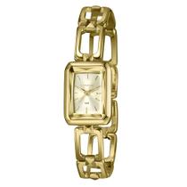 Relogio Lince Feminino Dourado retangular quadrado pulseira de elos luxo moderno minimalista LQG4839L23 C1KX original