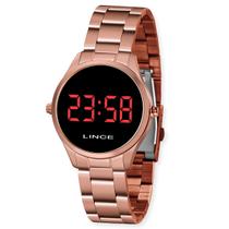 Relógio lince feminino led digital rose mdr4618lvxrx