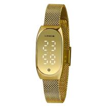 Relógio Lince Feminino Led LDG4706L CXKX Dourado