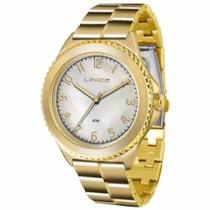 Relógio Lince Feminino Lrg4429l B2kx Casual Dourado