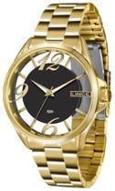 Relógio Lince Feminino LRG604L P2KX Pulseira Dourada