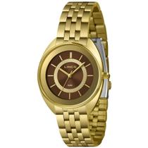 Relógio Lince Feminino Lrgj171l38 N1kx Dourado 38mm 50m