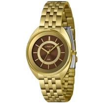 Relógio Lince Feminino Lrgj171l38 N1kx Dourado 38mm 50m