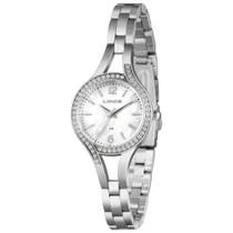 Relógio LINCE feminino prateado madreperola LRMM070L30 B2SX