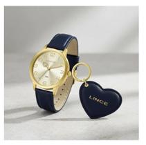 Relógio Lince Feminino Pulseira Couro Azul Escuro Lrc4671l Relógio Lince Feminino Pulseira Couro Azul Escuro Lrc4671l