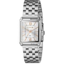 Relógio Lince Feminino Quadrado Prateado Mostrador Prata Lqm4824l25 Relógio Lince Feminino Quadrado Prateado Mostrador Prata Lqm4824l25