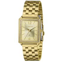 Relógio Lince Feminino Ref: Lqg4810l28 C2kx Retangular Dourado