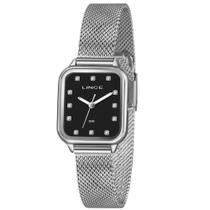 Relógio Lince Feminino Ref: Lqmh253l26 P1sx Retangular Mesh Prateado Relógio Lince Feminino Ref: Lqmh253l26 P1sx Retangular Mesh Prateado