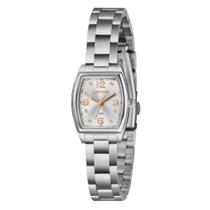Relógio Lince Feminino Ref: Lqmh265l22 S2sx Retangular Prateado