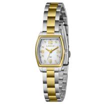 Relógio Lince Feminino Ref: Lqth265l22 B2sk Retangular Bicolor