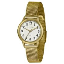 Relógio Lince Feminino Ref: Lrg4653L B2Kx Casual Dourado