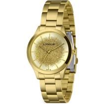 Relógio Lince Feminino Ref: Lrg4774l38 C1kx Casual Dourado