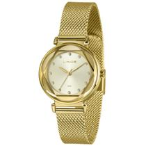 Relógio Lince Feminino Ref: Lrg4807l34 C1kx Fashion Mesh Dourado