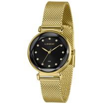 Relógio Lince Feminino Ref: Lrg4807l34 P1kx Fashion Mesh Dourado