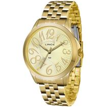 Relógio Lince Feminino Ref: Lrg609l C2kx Casual Dourado