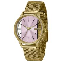 Relógio Lince Feminino Ref: Lrg624l R1kx Fashion Mesh Dourado