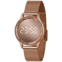 Relógio LINCE feminino rose digital espelhado LDR4648L RXRX Relógio LINCE feminino rose digital espelhado LDR4648L RXRX