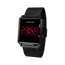 Relógio Lince Led Preto Feminino MDN4596L PXPX