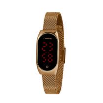 Relógio Lince Led Rose Feminino LDR4641L PXRX
