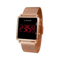 Relógio Lince LED Rose Feminino MDR4596LPXRX