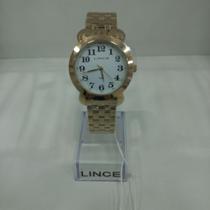 Relógio Lince lrg4778l36 dourado fundo branco caixa 36mm