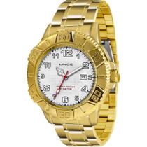 Relógio Lince Masculino Analógico Dourado MRG4334LB2KX