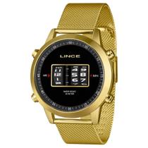 Relógio LINCE masculino digital dourado MDGH220L46 P1KX