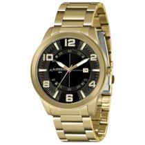 Relógio LINCE masculino dourado preto MRG4695L P2KX