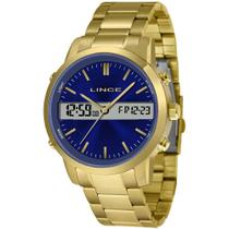 Relógio Lince Masculino Ref: Mag4489L D1Kx Anadigi Dourado