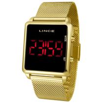 Relógio Lince Masculino Ref: Mdg4596l Pxkx Digital LED Dourado