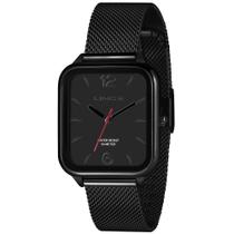 Relógio Lince Masculino Ref: Mqna213l34 Pgpx Retangular Mesh Black Relógio Lince Masculino Ref: Mqna213l34 Pgpx Retangular Mesh Black
