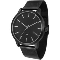 Relógio Lince Masculino Ref: Mrm4422l P1px Casual Mesh Black