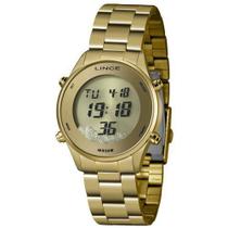 Relógio Lince Sdg4638L Cxkx Digital Feminino Dourado