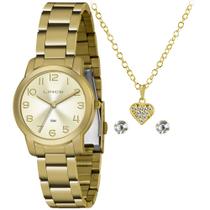 Relogio lince urban feminino analogico lrg4700l dourado