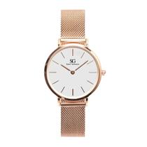Relógio Luxo Feminino Ouro Dourado Saint Germain Nolita Rosé Gold 32mm