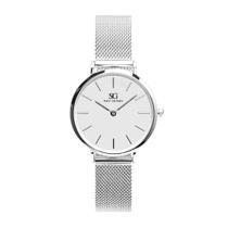 Relógio Luxo Feminino Prata Saint Germain Harlem Silver 32mm