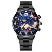 Relógio Luxo Geneva G0160 42mm Aço Resist. Água