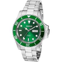 Relógio MAGNUM Automático MA35075G Prata/Verde