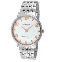 Relógio Magnum Ma21893q Pulseira Metal Prata Super Fino Relógio Magnum Ma21893q Pulseira Metal Prata Super Fino