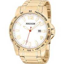 Relógio MAGNUM masculino analógico dourado MA33086H